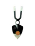 ZAPPETTA A CUORE CON BIDENTE ART. 005 gr. 550 - manico 6030202/6030905