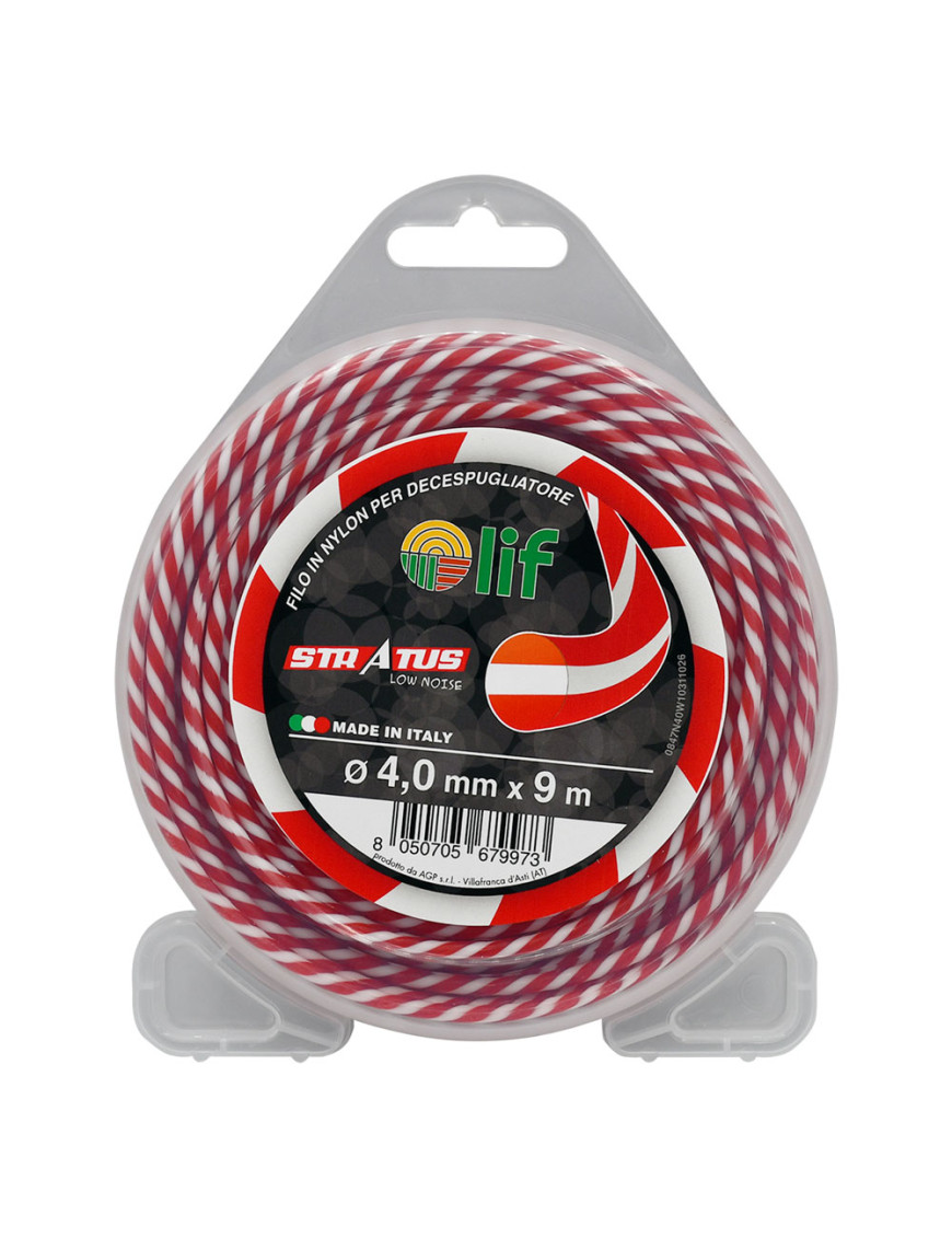 FILO PROFESSIONALE SILENZIATO -STRATUS- quadro mm 4,0 mt 9