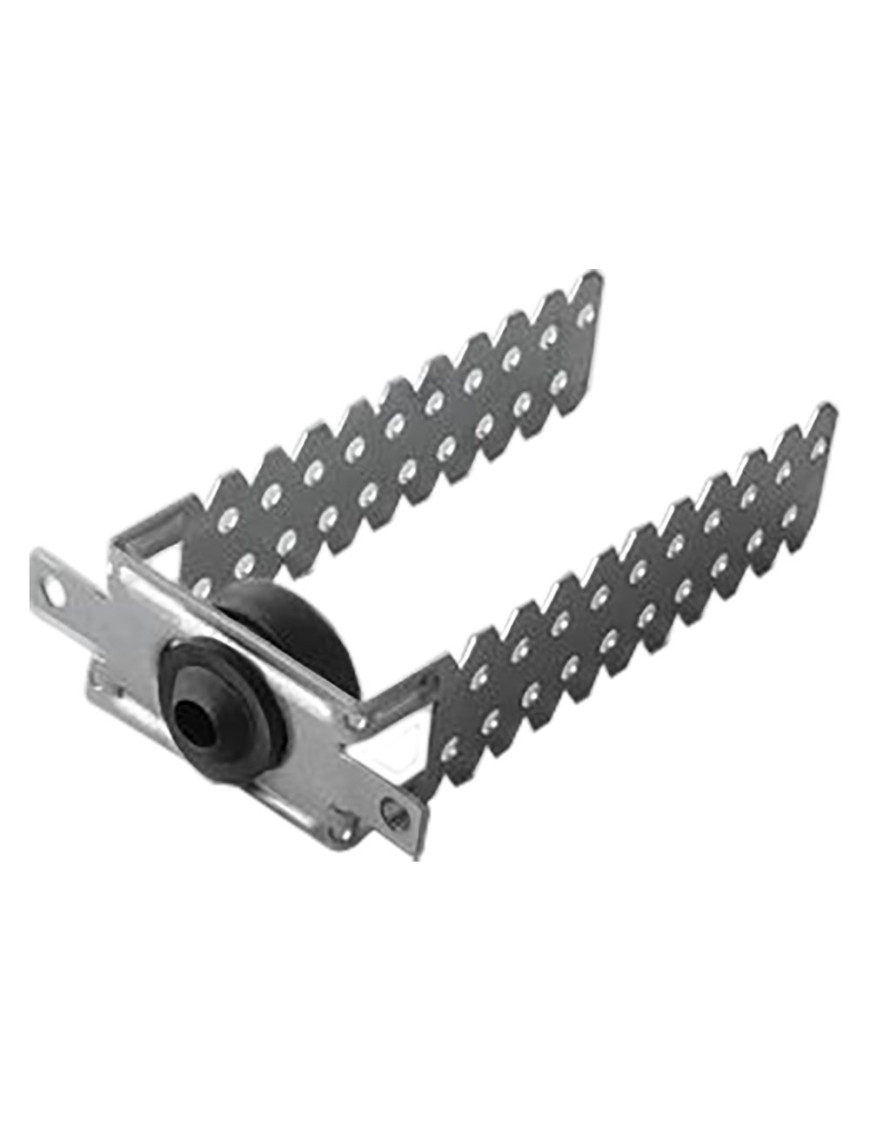 STAFFA ANTIVIBRANTE REGOLABILE distanziatura parete 3 - 12 cm (CF 100PZ)