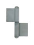 CERNIERA IN ACCIAIO ART.1222 destra - mm 102 x 80 - ali 50 mm (CF 20PZ)