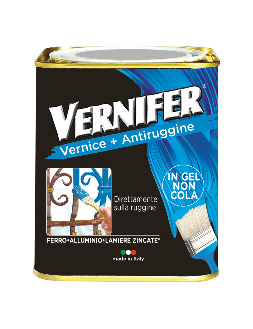 VERNICE ANTIRUGGINE -VERNIFER- Ml. 750 - nero (4886)