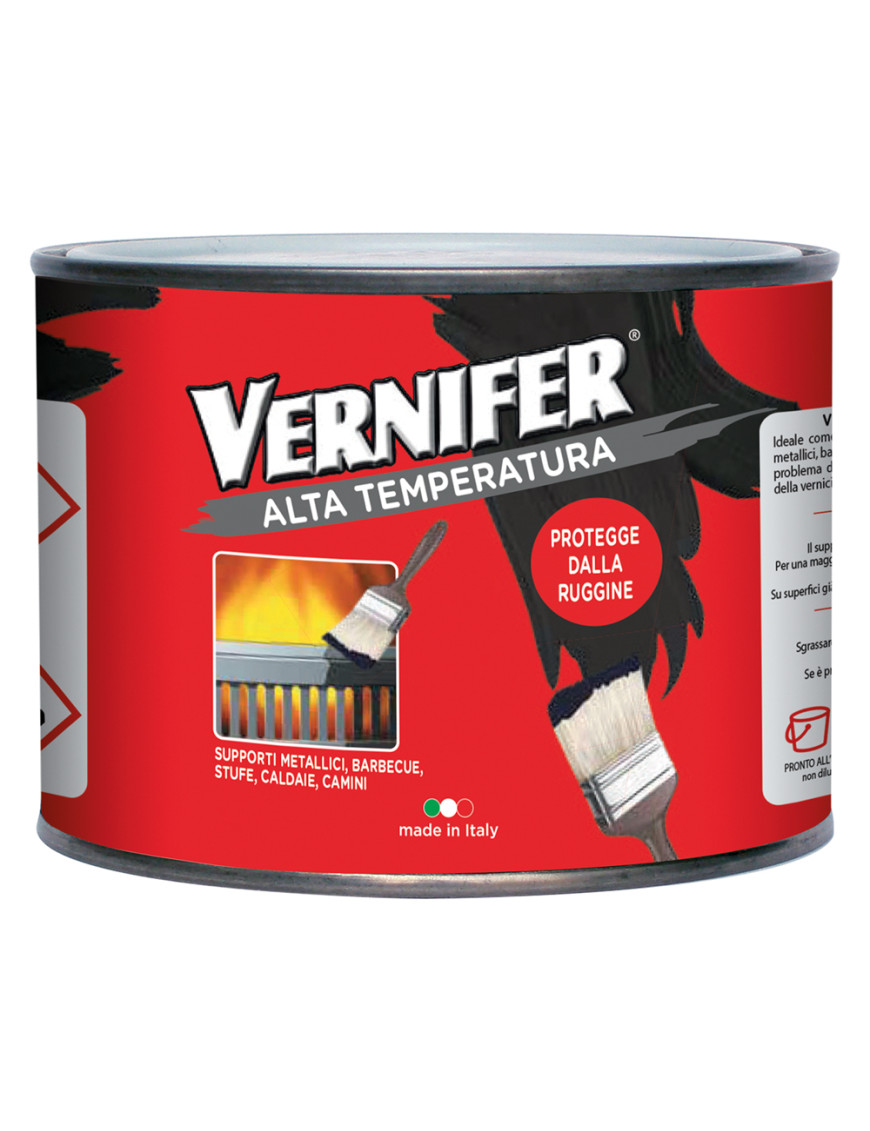 SMALTO ALTA TEMPERATURA ml. 500 - nero satinato (4765)