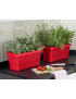 BALCONETTA RETTANGOLARE -PAGLIA- cm 50x20x17,5 lt.8,7 - corallo