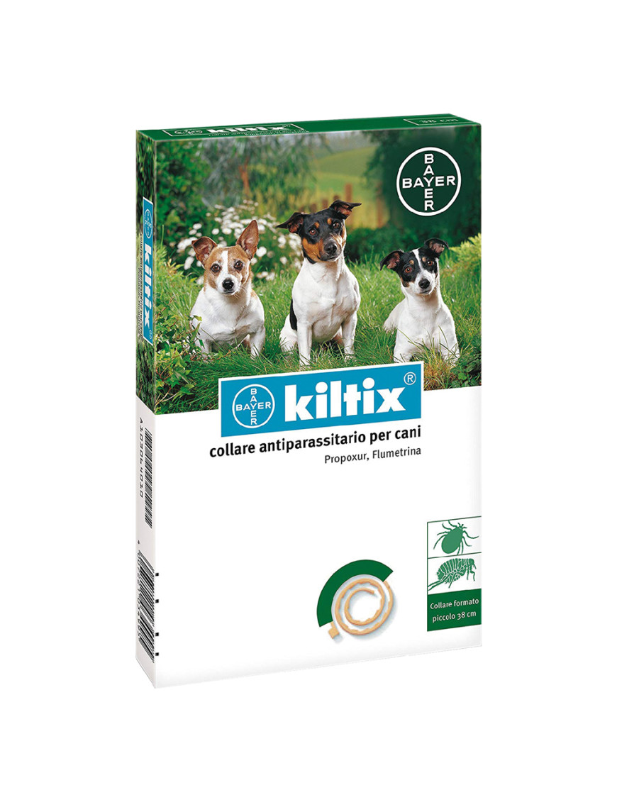 COLLARE ANTIPARASSITARIO PER CANI -KILTIX- taglia media - cm. 53